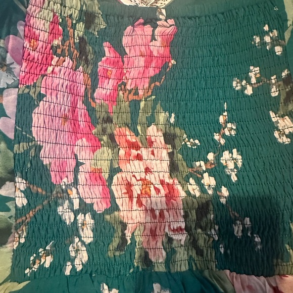 City Chic Green Floral Blouse - Picture 5 of 6